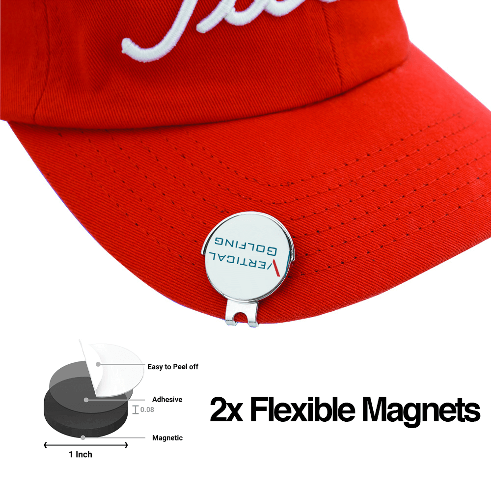 Golf Hats, Discrete Magnetic Ball Marker