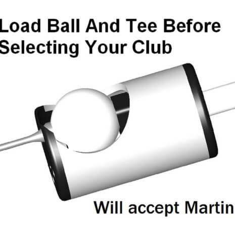 ball and tee insertion ball and tee insertion